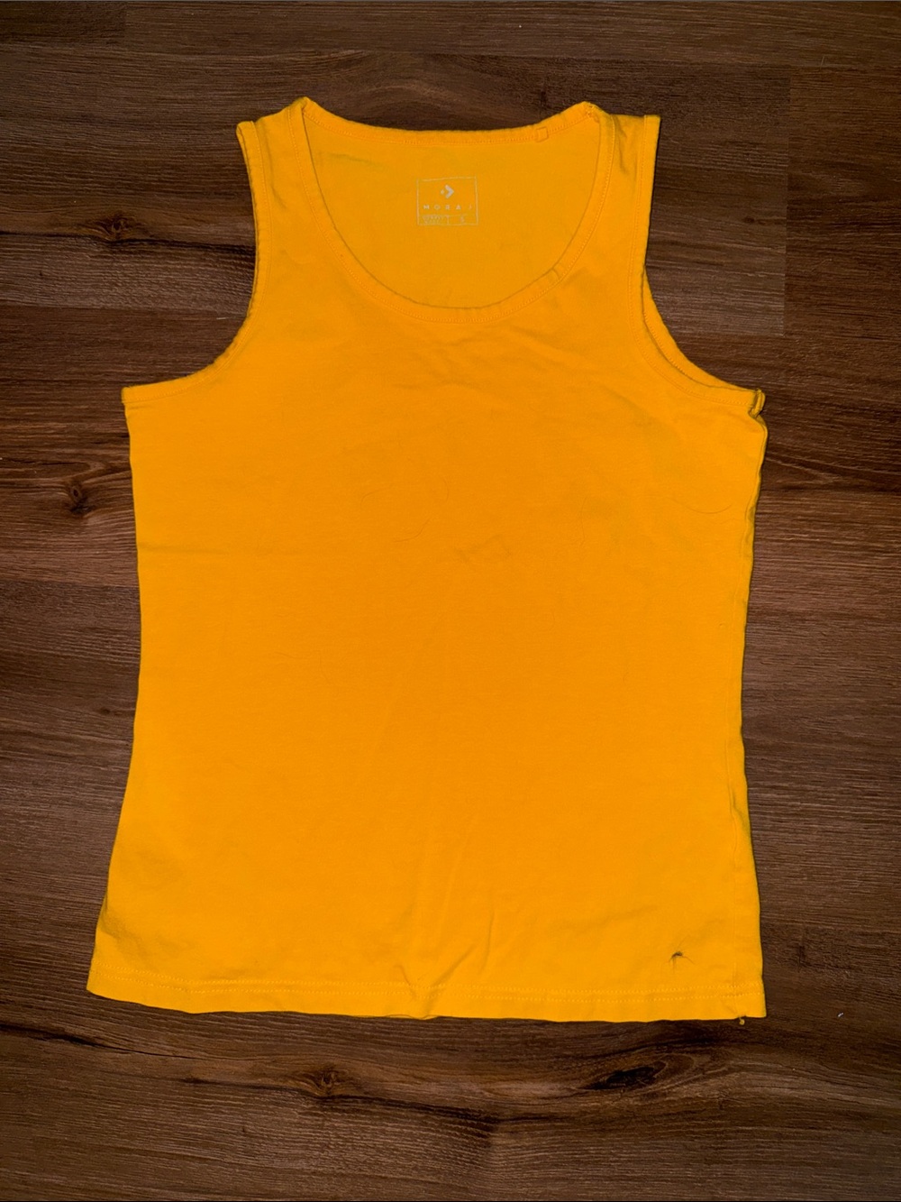 Raj Yellow Scoop Neck Women's Tank Top